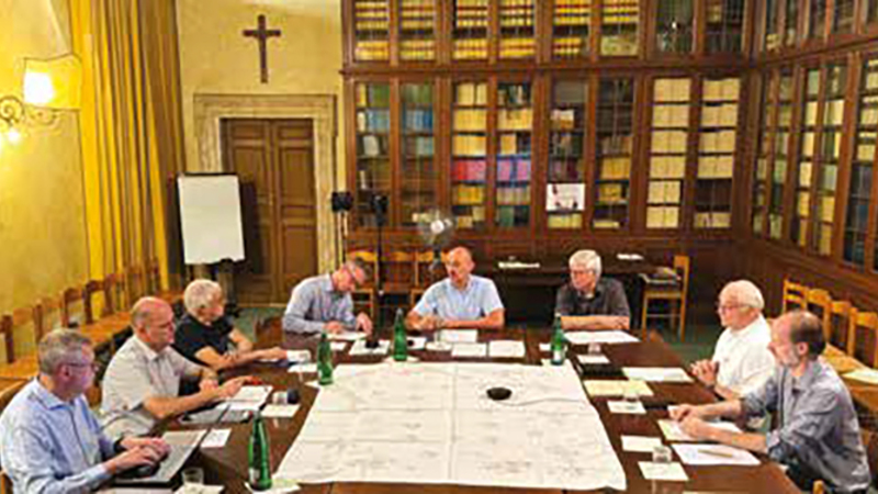Am 27. Oktober 20203 fand ein Treffen der Planungsgruppe für das Forschungsinstitut für salvatorianische Geschichte und Spiritualität im Mutterhaus statt / SDS Am 27. Oktober 20203 fand ein Treffen der Planungsgruppe für das Forschungsinstitut für salvatorianische Geschichte und Spiritualität im Mutterhaus statt