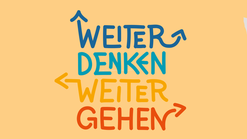 Logo 'weiter denken weiter gehen'