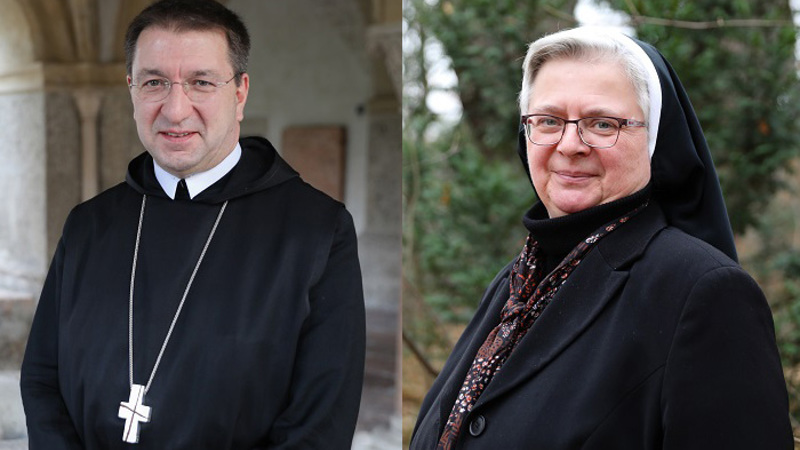 Erzabt Korbinian Birnbacher und Sr. Franziska Bruckner / MSC Erzabt Korbinian Birnbacher und Sr. Franziska Bruckner: „Lassen Sie sich impfen!'