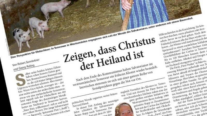 Ausschnitt aus dem Artikel in 'Christ in der Gegenwart'