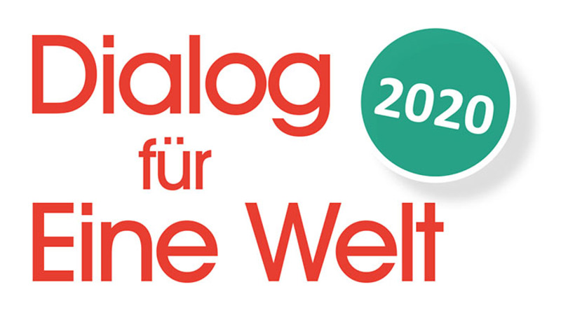 Logo 'Dialog für Eine Welt 2020'