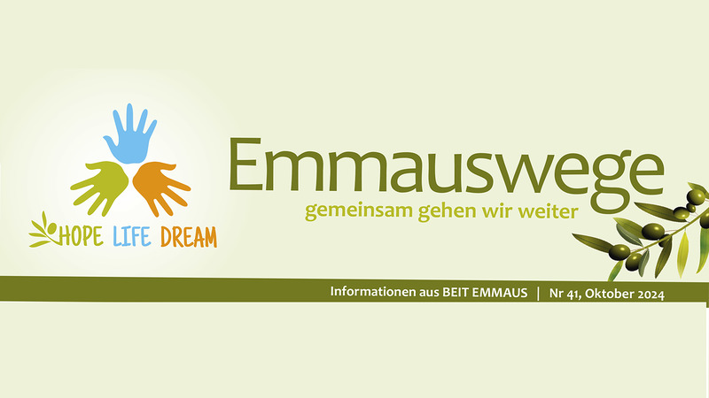 'Emmauswege' 41/24 bringt Nachrichten von Beit Emmaus / Beit Emmaus 'Emmauswege' 41/24 bringt Nachrichten von Beit Emmaus