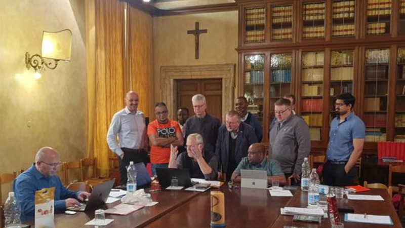 Mutterhaus in Rom, Anfang Mai 2019 / Fr. Francisco Overee Treffen der Europäischen Provinziale im Mutterhaus in Rom, Anfang Mai 2019