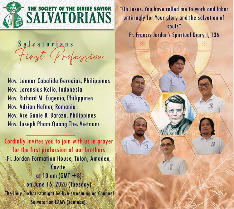 Salvatorians First Profession