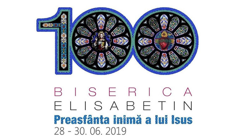 Logo: 100. Kirchweihfest der Herz Jesu Kirche Elisabethstadt / Salvatorianer Logo: 100. Kirchweihfest der Herz Jesu Kirche Elisabethstadt