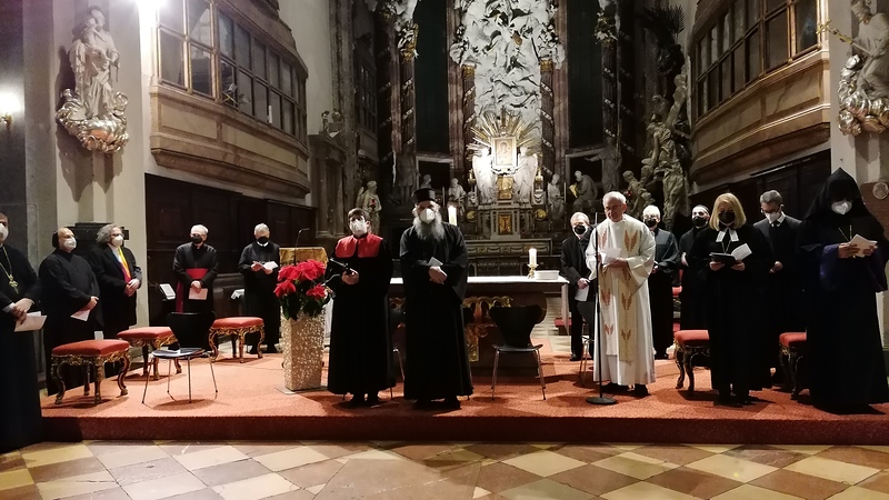 Gottesdienst des Ökumenischen Rates der Kirchen in Österreich im 22. Jänner 2022 in St. Michael