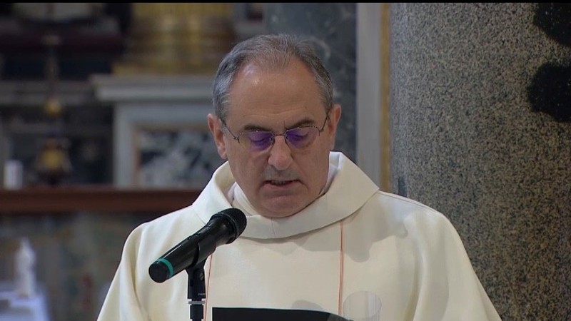 Generaloberer Milton Zonta bei der Seligsprechung von P. Franziskus Jordan am 15. Mai 2021 in Rom / Screenshot Telepace News Generaloberer Milton Zonta bei der Seligsprechung von P. Franziskus Jordan am 15. Mai 2021 in Rom