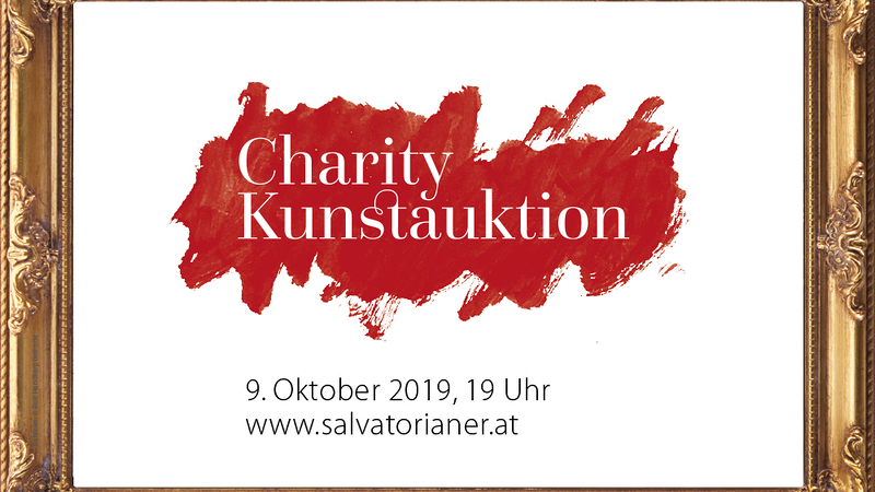 Logo zur 5. Charity Kunstauktion / Salvatorianer Logo zur 5. Charity Kunstauktion