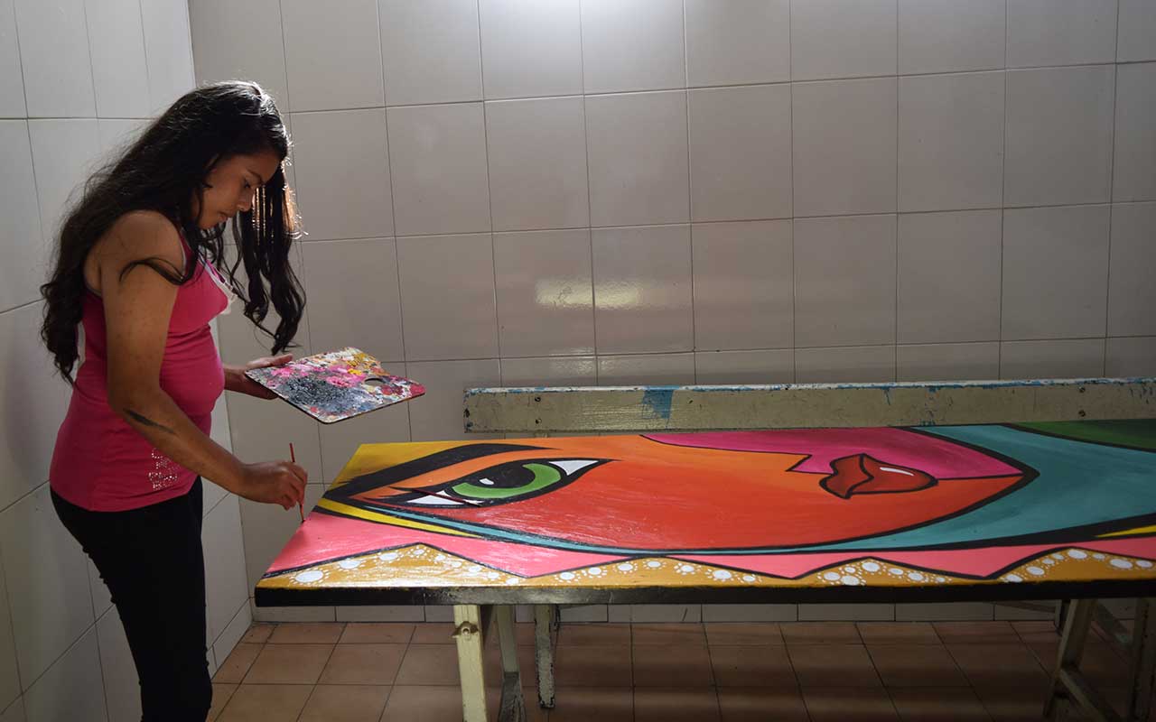 Kunst für Kinder: Salvatorianer in Venezuela