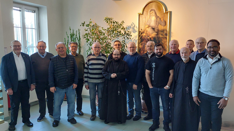 Salvatorianer am Provinzkapitel am 30. Jänner 2023 in Laab im Walde / Robert Sonnleitner Salvatorianer am Provinzkapitel am 30. Jänner 2023 in Laab im Walde