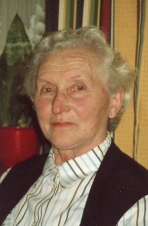 P. Josef Wilfings Mutter starb mit 97 Jahren. Das Foto zeigt sie im Alter von 90 Jahren.