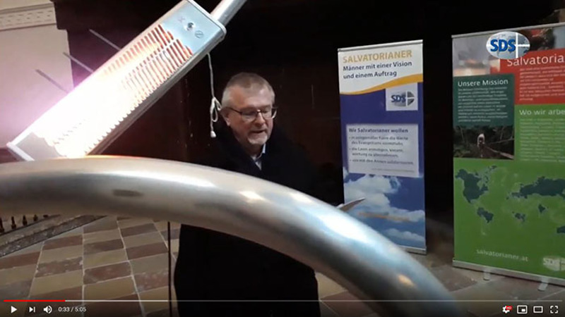Weihnachtswunsch 2019 / Robert Sonnleitner P. Josef Wonisch, Provinzial der Salvatorianer, wünscht Frohe Weihnachten 2019.