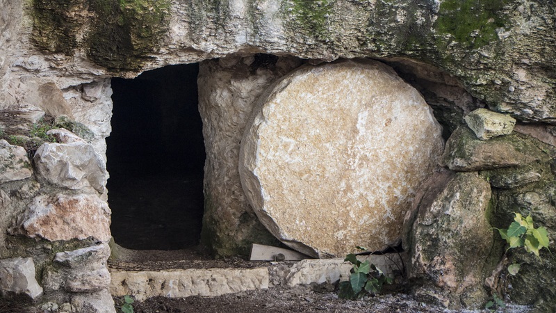 Leeres Grab in Nazareth