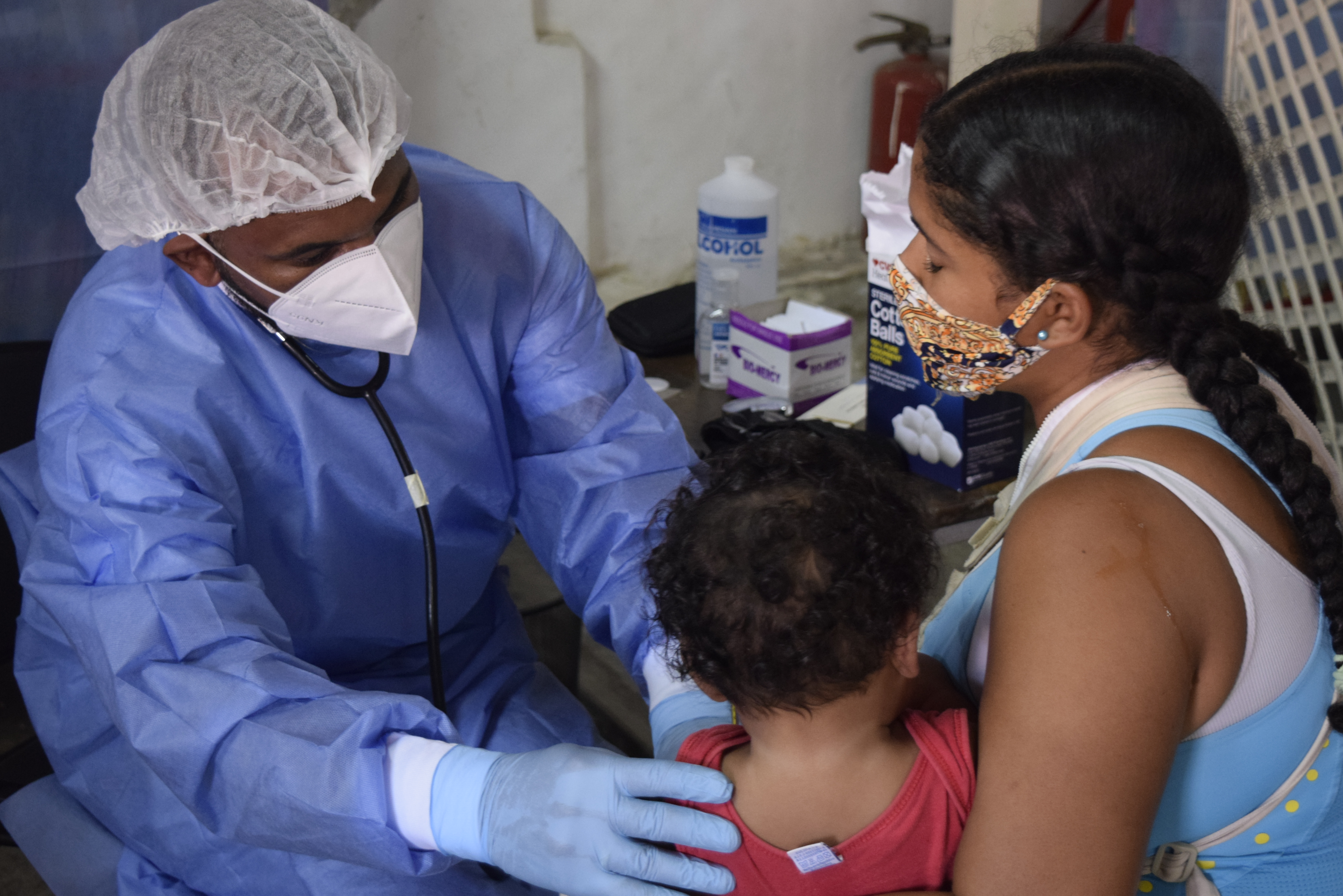 Das Gesundheitszentrum „Centro de Salud Padre Jordan“ stellt im Armenviertel Catia die einzige medizinische Versorgungsmöglichkeit dar.