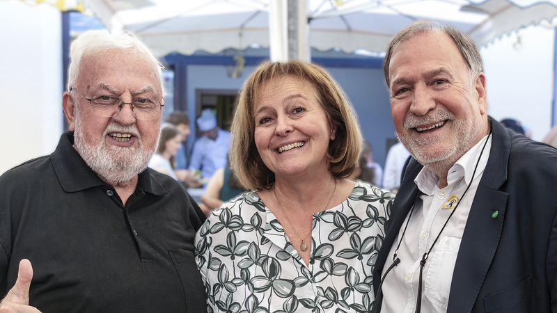 P. Leo Thenner und das Ehepaar Martinschitz beim Rupertifest 2025 / P. Leo Thenner SDS P. Leo Thenner und das Ehepaar Martinschitz beim Rupertifest 2025
