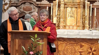 P. Hans Eidenberger und Sr. Maria Schlackl am 8. Februar 2026