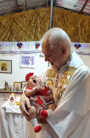 Fototermin nach der Messe. Dieses Mal mit Maria (3 Monate)