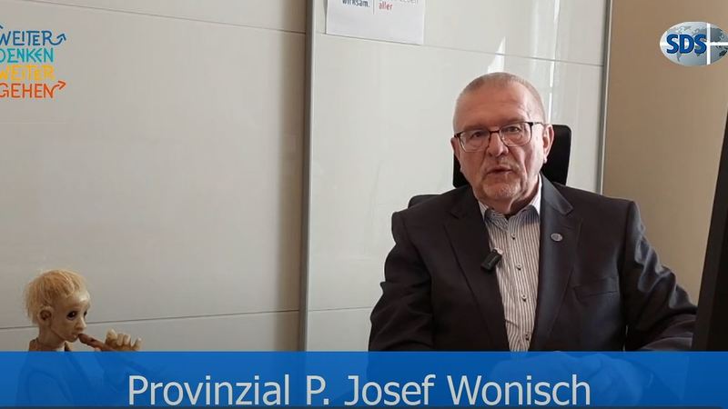 Die Videobotschaft von Provinzial P. Josef Wonisch zum XX. Generalat. 