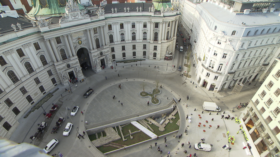 Der neugestaltete Michaelerplatz