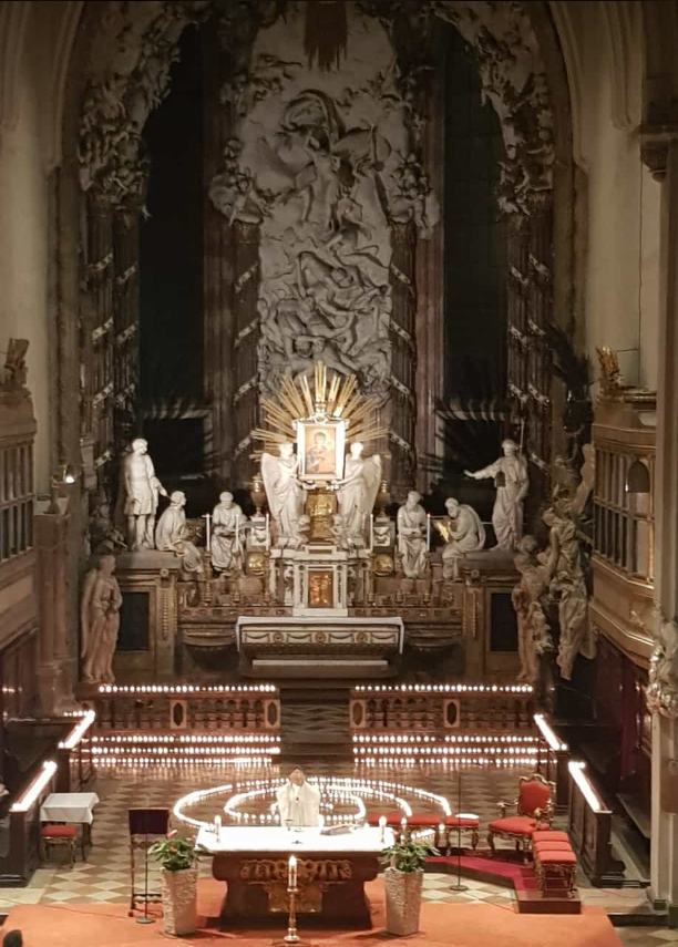 Nacht der 1000 Lichter am 31. Okt. 2019 in St. Michael / Quo vadis Nacht der 1000 Lichter am 31. Okt. 2019 in St. Michael - während der Messe