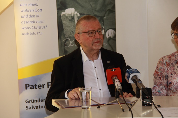 p. Josef Wonisch / Manu Nitsch PG am 4. Sept. 2019 zum Thema Stipendium der Salvatorianischen Gemeinschaften