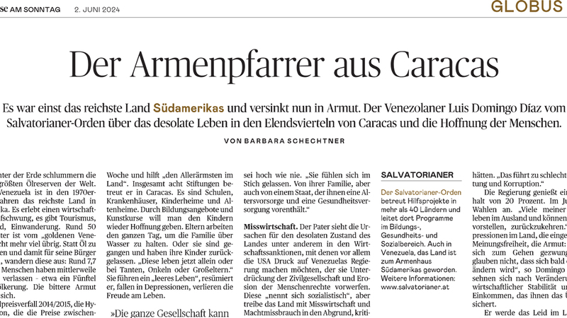 Die Presse vom 2. Juni 2024 / Barbara Schechtner Die Presse vom 2. Juni 2024