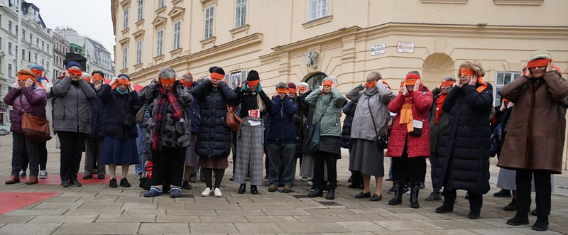 Flashmob al inițiativei „Stop Cumpărării de Sex” cu ocazia Planului Național de Acțiune împotriva Violenței asupra Femeilor (NAP)