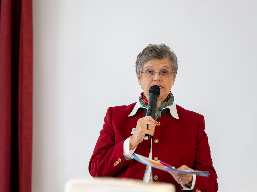 Sr. Maria Schlackl SDS führte als Moderatorin durch den Tag. / MARTIN MARIA EDER Sr. Maria Schlackl SDS führte als Moderatorin durch den Tag.
