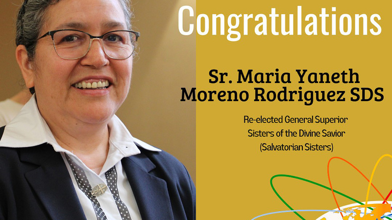 Sr. Maria Yaneth Moreno Rodriguez SDS als Generaloberin wiedergewählt