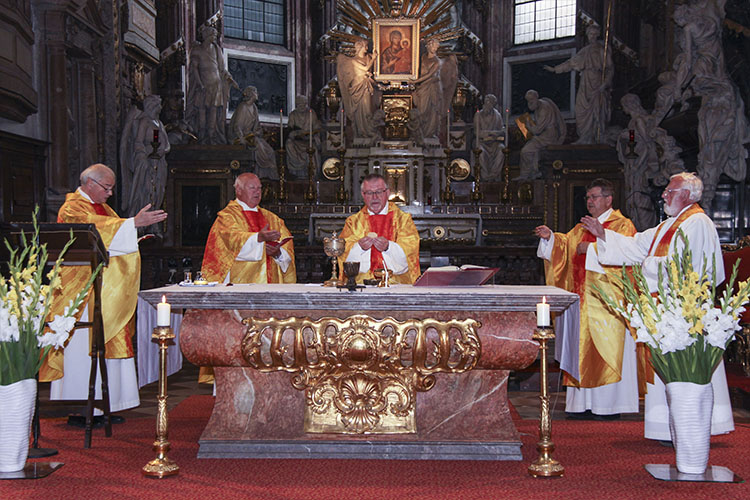 16. Juni 2020: 40-jähriges Priesterjubiläum von P. Josef Wonisch und P. Herbert Baumann / Manu Nitsch 16. Juni 2020: 40-jähriges Priesterjubiläum von P. Josef Wonisch und P. Herbert Baumann