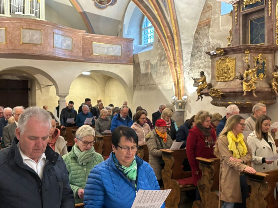 Ostern 26: Emmausgang der fünf 'Salvatorianer-Pfarren' 