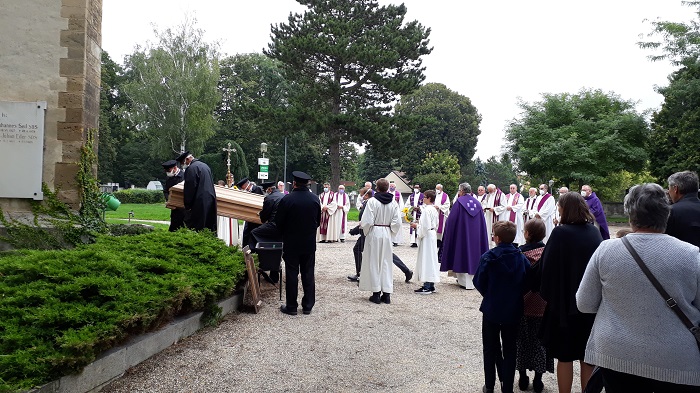 Begräbnis von P. Markus Waibel am 26. August 2021 in Mistelbach