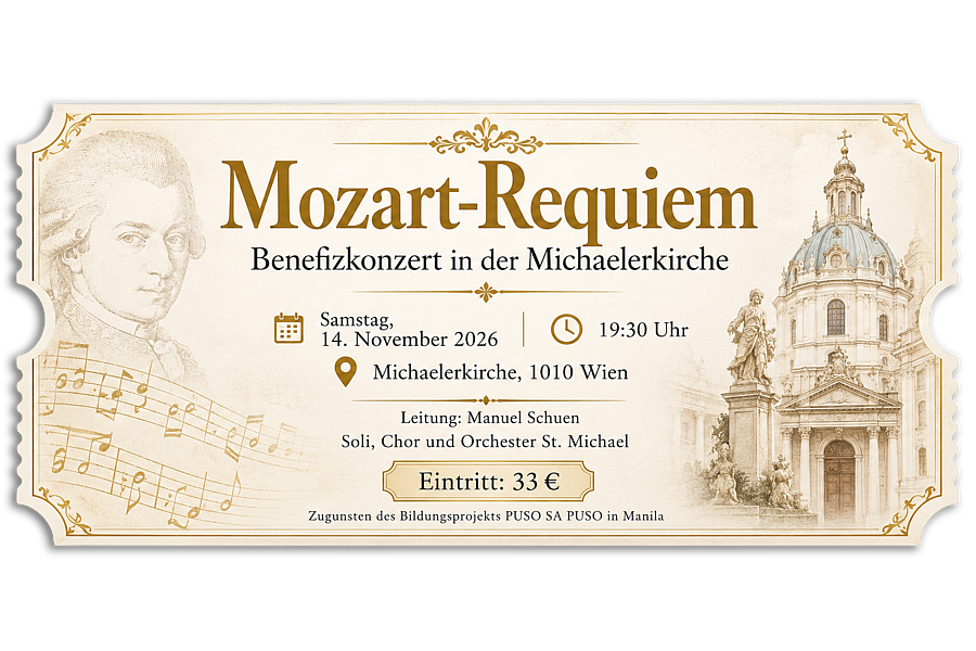 Tickets für das Mozart-Requiem am 14. November