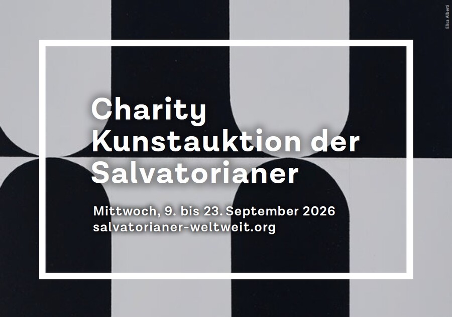 Cover des Katalogs der 12. Charity Kunstauktion der Salvatorianer
